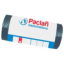 Мешки для мусора 60 л, черные, в рулоне 50 шт., ПНД, 6,2 мкм, 800х600 мм, PACLAN Professional, 604078 в Бресте