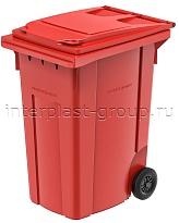 Мусорный контейнер 360 л красный 360 красный в Бресте