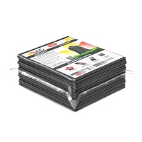 Мешки для мусора 160 л, серые, в пачке 10 шт., ПВД, 40 мкм, 900х1100 мм, i-Bag в Бресте