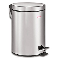 Ведро-контейнер для мусора (урна) с педалью LAIMA Classic, 5 л, зеркальное, нержавеющая сталь, со съемным внутренним ведром в Бресте Ведро-контейнер для мусора (урна) с педалью LAIMA Classic, 5 л, зеркальное, нержавеющая сталь, со съемным внутренним ведром в Бресте