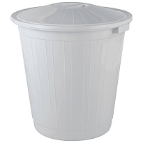 Мусорный бак с крышкой 80 л серый 80 серый в Бресте