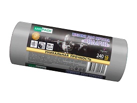 Мешки для мусора 240 л, ароматизированные, серые, в рулоне 10 шт., ПВД 40 мкм, 1500х1100 мм, СИЛАЧИ, sil240111101 в Бресте Мешки для мусора 240 л, ароматизированные, серые, в рулоне 10 шт., ПВД 40 мкм, 1500х1100 мм, СИЛАЧИ, sil240111101 в Бресте