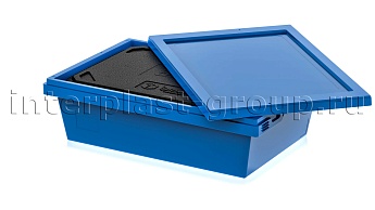 Изотермический контейнер KV 6416 в сборе с крышкой голубой в Бресте