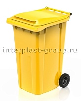Контейнер для мусора 240 л желтый облегченный 240 желтый в Бресте Контейнер для мусора 240 л желтый облегченный 240 желтый в Бресте