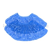 Бахилы голубые 2000 шт (1000 пар), 16 мкм, однослойные, с одной резинкой, Эконом в Бресте