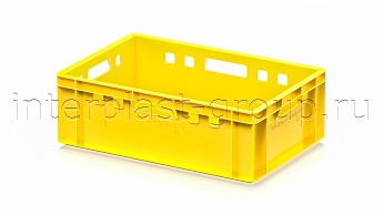 Ящик для мяса и колбасных изделий Е-2 желтый в Бресте Ящик для мяса и колбасных изделий Е-2 желтый в Бресте