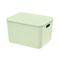 Ящик пластиковый вкладываемый светло-зеленый 410х305х245 мм в Бресте