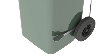 Педаль для мусорного контейнера 120 л. серый в Бресте Педаль для мусорного контейнера 120 л. серый в Бресте