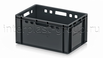 Ящик для мяса и колбасных изделий Е-3 темно-серый в Бресте Ящик для мяса и колбасных изделий Е-3 темно-серый в Бресте