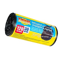 Мешки для мусора 120 л, черные, в рулоне 30 шт., ПНД, 15 мкм, 1100х700 мм, Крепак, 4607075710122 в Бресте Мешки для мусора 120 л, черные, в рулоне 30 шт., ПНД, 15 мкм, 1100х700 мм, Крепак, 4607075710122 в Бресте