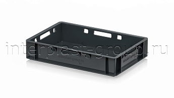 Ящик для мяса и колбасных изделий Е-1 темно-серый в Бресте Ящик для мяса и колбасных изделий Е-1 темно-серый в Бресте