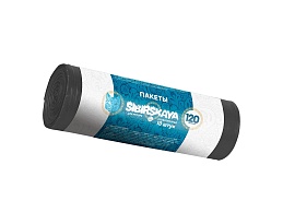 Мешки для мусора 120 л, черные, в рулоне 10 шт., ПНД, 14 мкм, 1100х700 мм, SIBIRSKAYA, 101-008 S в Бресте Мешки для мусора 120 л, черные, в рулоне 10 шт., ПНД, 14 мкм, 1100х700 мм, SIBIRSKAYA, 101-008 S в Бресте