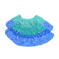 Бахилы бирюзово-синие 1000 шт (500 пар), 64 мкм, двойная подошва, двойная резинка, Особопрочные+ в Бресте