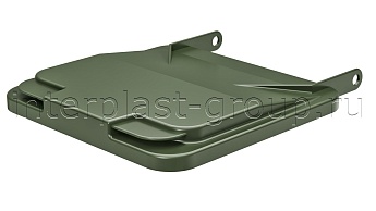 Комплект крышки для контейнера 120 л. зеленая  зеленый в Бресте